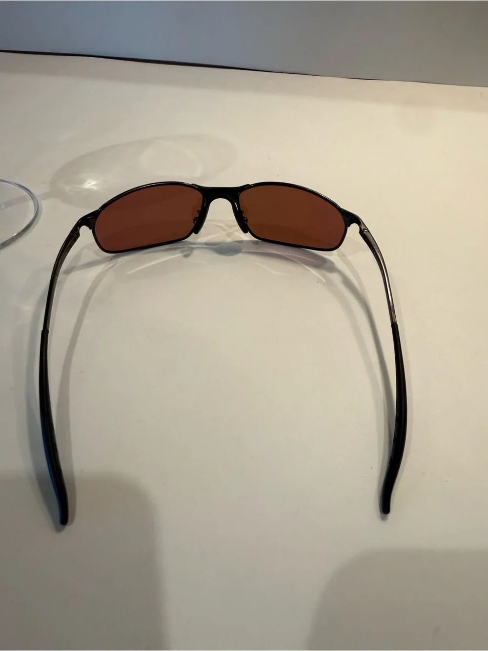 Like New Serengeti Black Metal Framed Polarized Sunglasses Arm (Model 6952)